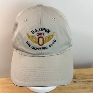 USGA 2012 U.S. Open The Olympic Club Member Golf Hat Tan Adjustable Cap
